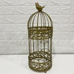 Locação de Gaiola Decorativa Grande Redonda em Dourado