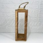 Locação de Lanterna Marroquina Pequena de Madeira em Rústico