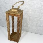 Locação de Lanterna Marroquina Pequena de Madeira em Rústico