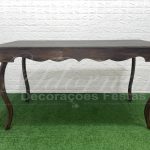 Aluguel de Mesa Rústica Grande Modelo Liso