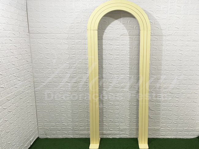 Arco Estrutura Romana Painel Amarelo