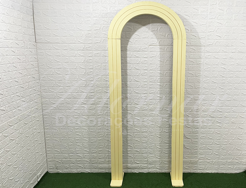 Arco Estrutura Romana Painel Amarelo