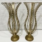 Par de Vaso Losango Perolado