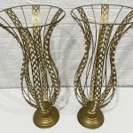 Par de Vaso Losango Perolado