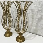 Par de Vaso Losango Perolado