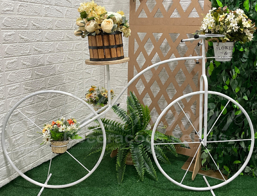 Aluguel de Bicicleta Decorativa Para Cenário Jardim e Eventos Bicicleta de Ferro Grande Porta Vasos Para Decoração casamento