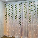 Locação de Painel de Cortinas Branco Suporte Duplo Com Cortinário