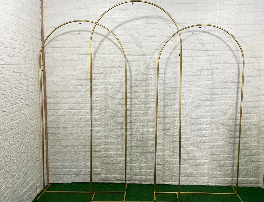 Trio de Painel Arco Oval Estrutura Suporte
