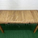 Locação de Mesa Rústica Grande Modelo Com Gaveta Decorativa