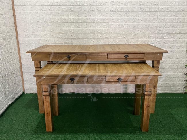 Par de Mesa em Rústico