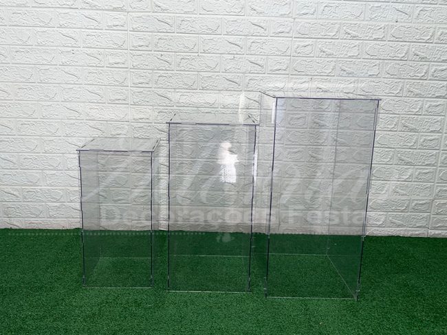 Trio de Cubos em Acrílico