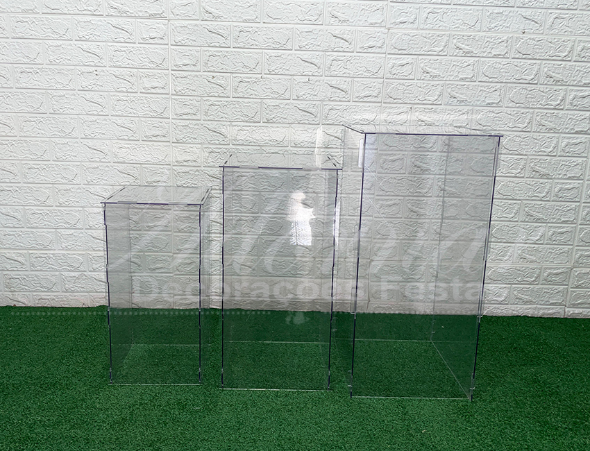 Trio de Cubos em Acrílico