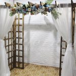 Pergolado Treliçado decorado em Madeira