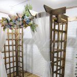 Pergolado Treliçado decorado em Madeira