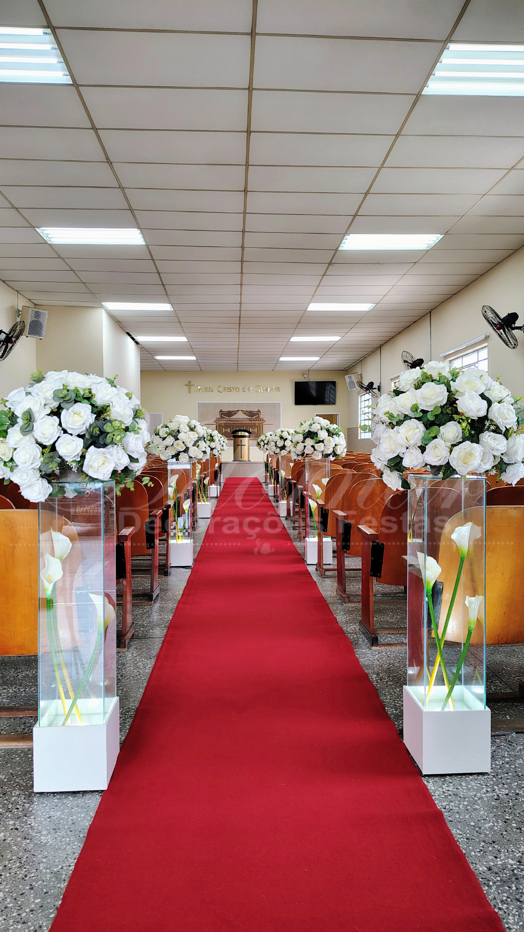 alugar decoração de cerimonia de casamento na igreja em são paulo sp