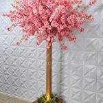 arvore francesa rosa de cerejeiras